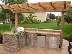 Photo of barbecue kitchens in dachas