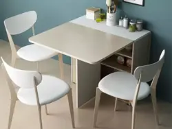 Kitchen tables interior of a small kitchen photo