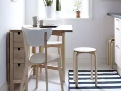 Kitchen tables interior of a small kitchen photo