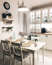 Kitchen tables interior of a small kitchen photo