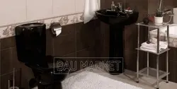 Фото черный унитаз интерьер ванны