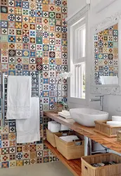 Patchwork bathroom design