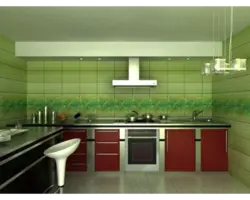 Зеленая Плитка На Кухне Фото Дизайн