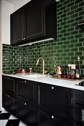 Зеленая Плитка На Кухне Фото Дизайн