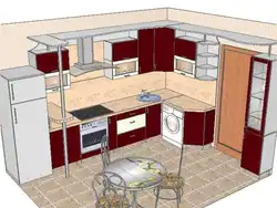 Kitchen design size 5 by 5 photo