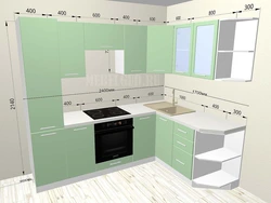 Kitchen design size 5 by 5 photo