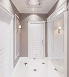 Hallways With White Doors Photo