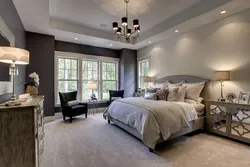 Bedroom with armchairs interior design