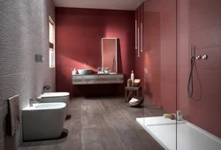 Bathroom design in different colors