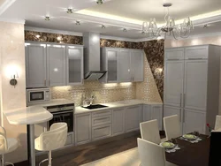 Silver Kitchen Interior