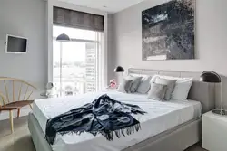 Roman blinds in a modern bedroom photo