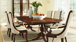 Beautiful tables and chairs for the living room photo