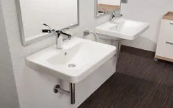 Sink In The Bathroom Interior Photo