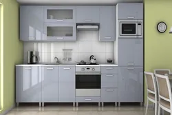Kitchen Photo Straight With Refrigerator Photo