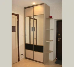 Two-door wardrobe in the hallway photo