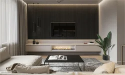 Panels In The Living Room In A Modern Style Photo