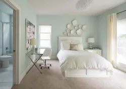 Дизайн спальни стены под покраску фото в интерьере
