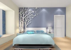 Bedroom design walls for painting interior photo