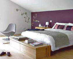 Bedroom design walls for painting interior photo