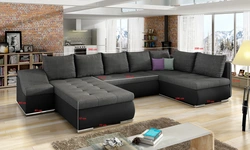 Types of sofas for the living room photo