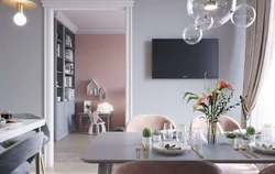 Dusty Rose Color In The Kitchen Interior Photo How