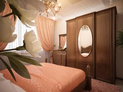 Peach bedroom design