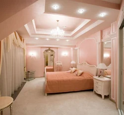 Peach bedroom design