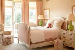 Peach bedroom design