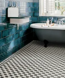 Floor-mounted bathroom design