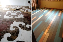 Painted Floor In Apartment Photo
