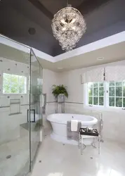 Bathroom Ceiling Chandelier Photo