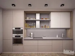 Кухня с высокими верхними шкафами фото