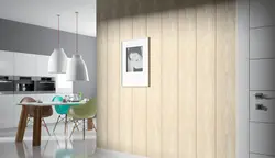 Отделка стен на кухне панелями мдф фото