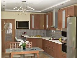 Kitchen design in 16-storey buildings