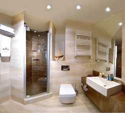Bathtub and shower in one room design 5