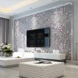 Living room design what wallpaper