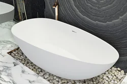Bath bowl in the interior