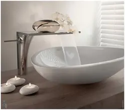 Bath Bowl In The Bathroom Interior Photo