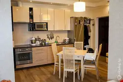 Photos of apartments with a relocated kitchen