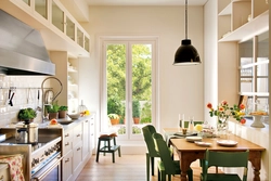 Kitchen interior cozy home
