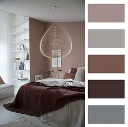 Color Combination Brown In The Bedroom Interior With What Color