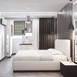 Bedroom design with 2 balconies