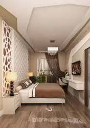 Дызайн спальні з 2 балконамі