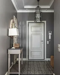 Gray Wallpaper For The Hallway And Corridor Photo