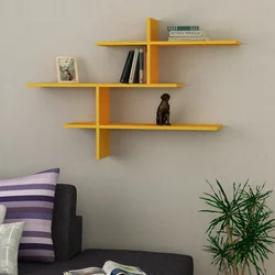 Wall shelves for bedroom photo