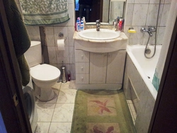How to combine a toilet with a bathroom in a panel house photo
