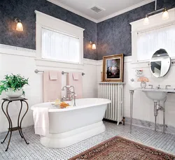 Vintage bathroom interior