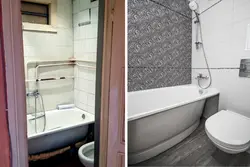 Do-it-yourself budget bathroom renovation in Khrushchev photo