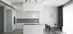 Kitchen living room design minimalism photo