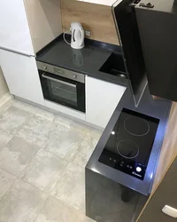 Small kitchen design with hob